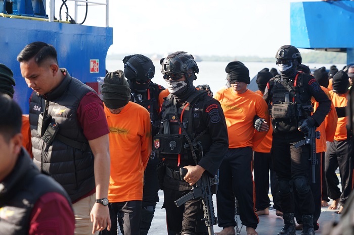 Kementerian Imipas Pindahkan 64 Napi Risiko Tinggi Ke Nusakambangan