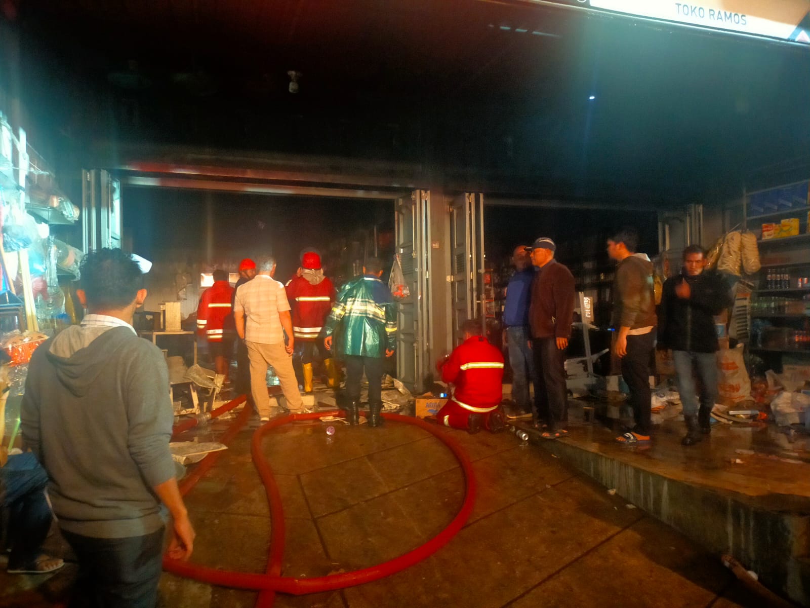 Ruko Sembako Di Siborongborong Terbakar