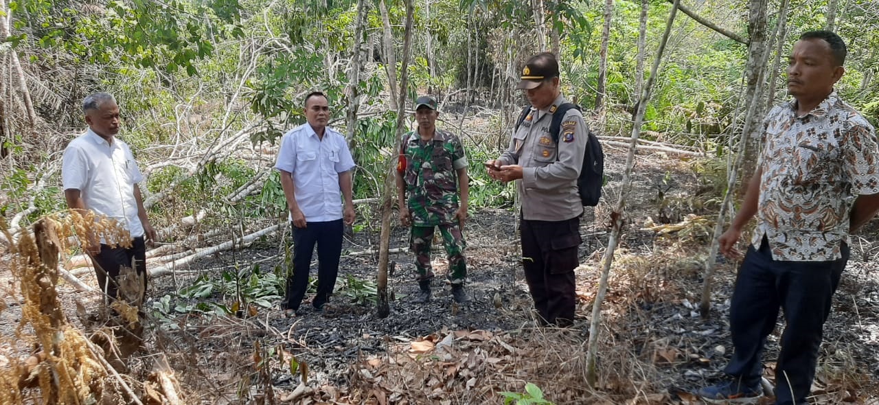 Kapolsek Silau Kahean Imbau Warga Tidak Melakukan Pembakaran Di Area Hutan
