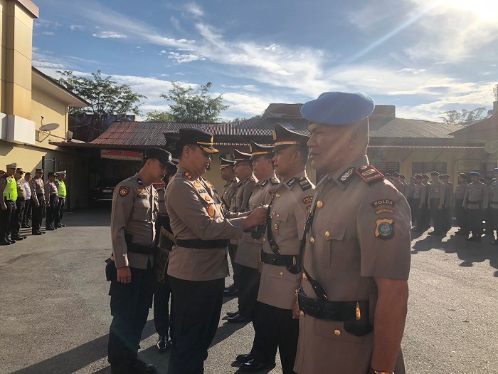 Sertijab Kabagren, Kasat Narkoba Dan Kasi Propam Polres Sibolga