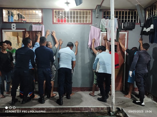 Rutan Tarutung Razia Blok Hunian WBP Antisipasi Halinar