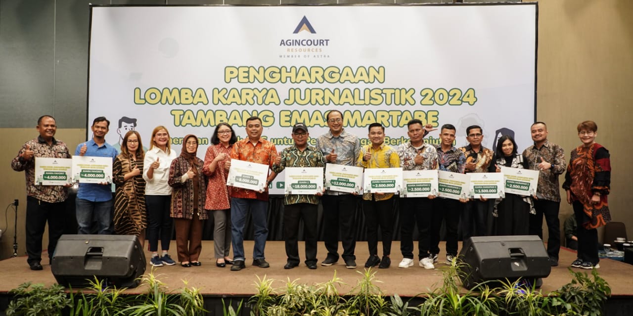 Ini Daftar 13 Jurnalis Pemenang Lomba Karya Jurnalistik 2024 Tambang Emas Martabe