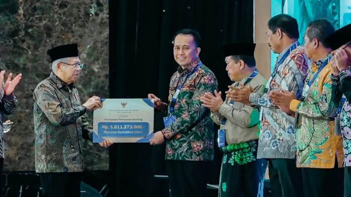 Pj Bupati Barubara Hadiri Rakornas Percepatan Penurunan Stunting 2024