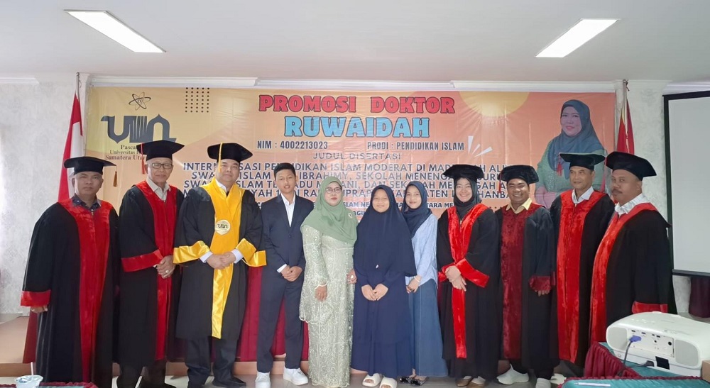 Dekan FTIK IAIN Langsa Penguji Promosi Doktor Di PPs UINSU Medan