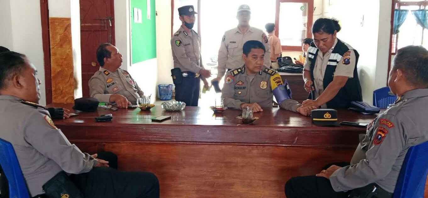 Pasca Pemungutan Suara, Sie Dokkes Polres P.Siantar Cek Kesehatan Personel