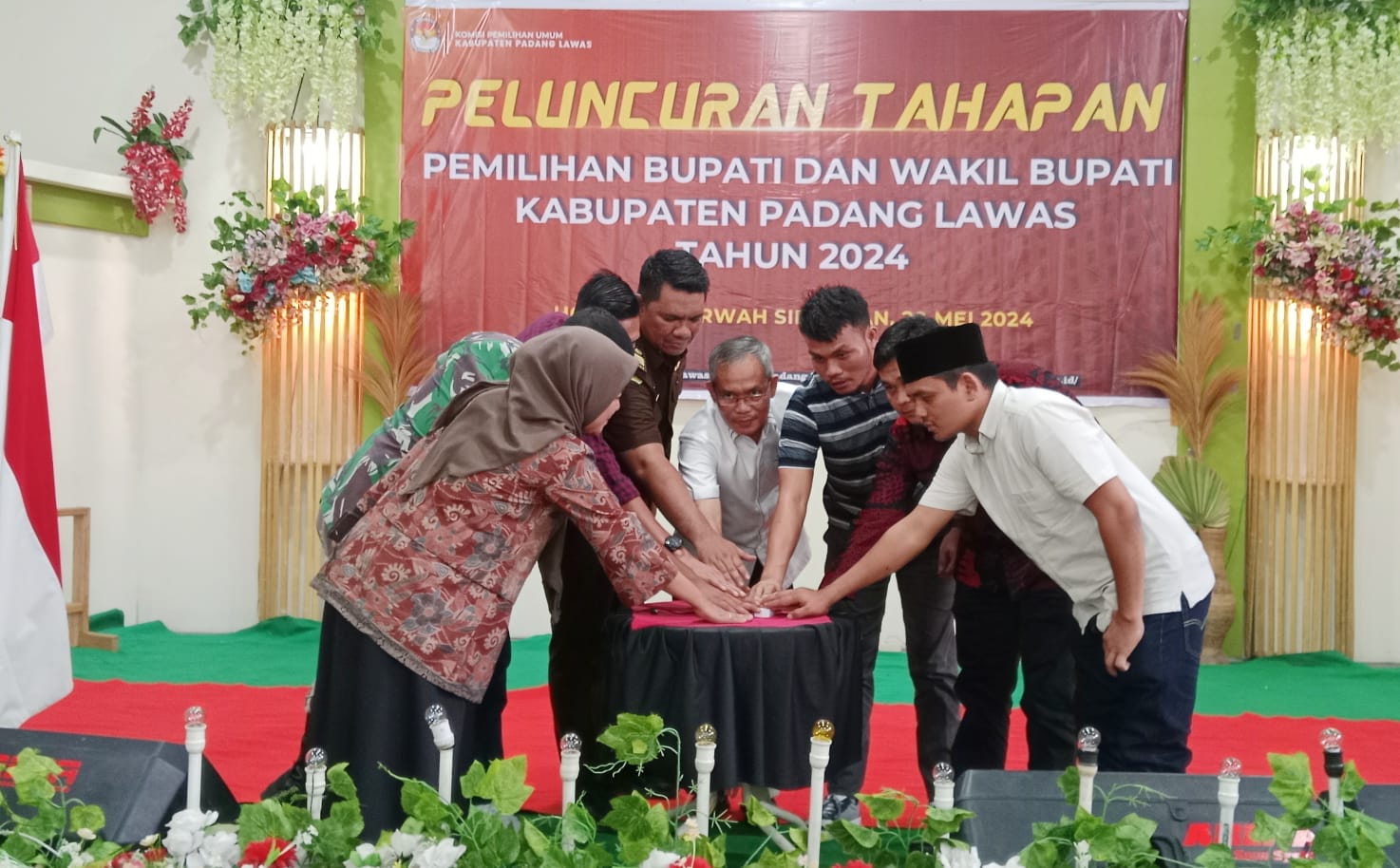 KPU Palas Luncurkan Tahapan Pilkada Tahun 2024