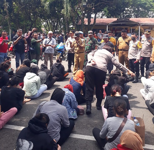 Polres Binjai Razia Gabungan Cipta Kondisi, Ratusan Orang Terjaring