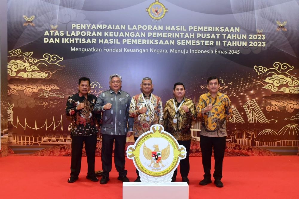 Pj Bupati DS Hadiri Penyampaian LHP Atas LKPP Tahun 2023