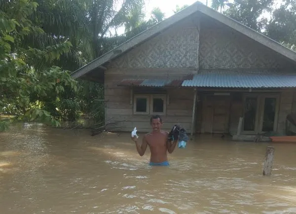 27 Desa Masih Dikepung Banjir, Peureulak - Lokop Masih Lumpuh