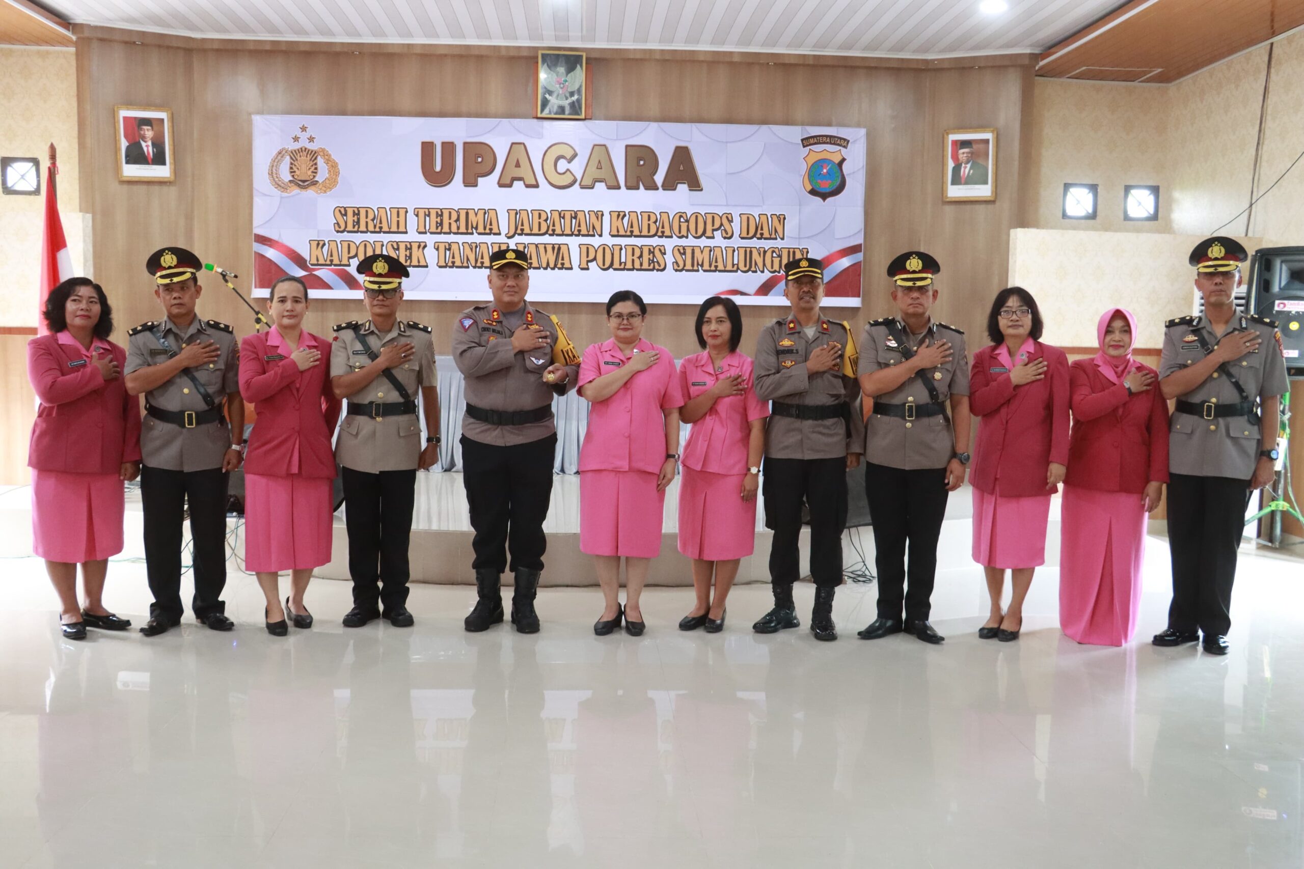 Pisah Sambut Kabag Ops Dan Kapolsek Tanahjawa Berlangsung Khidmat
