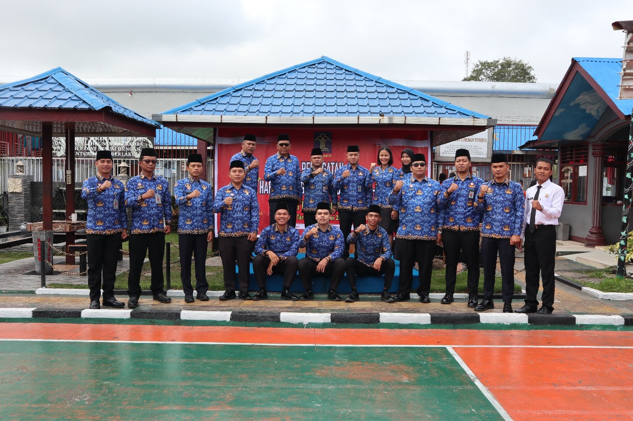 Pegawai Dan Warga Binaan Rutan Tarutung Gelar Upacara Hari Kebangkitan Nasional Ke-116