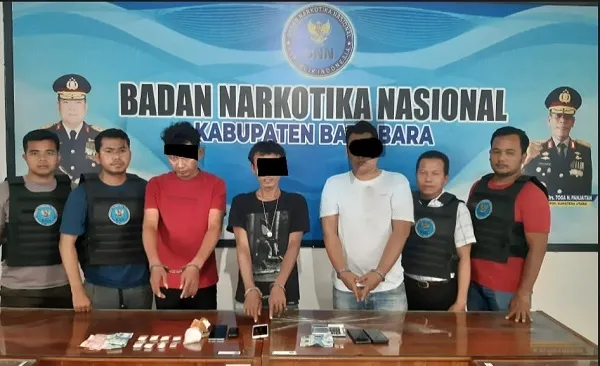 BNNK Batubara Ringkus 3 Orang Bandar Narkoba