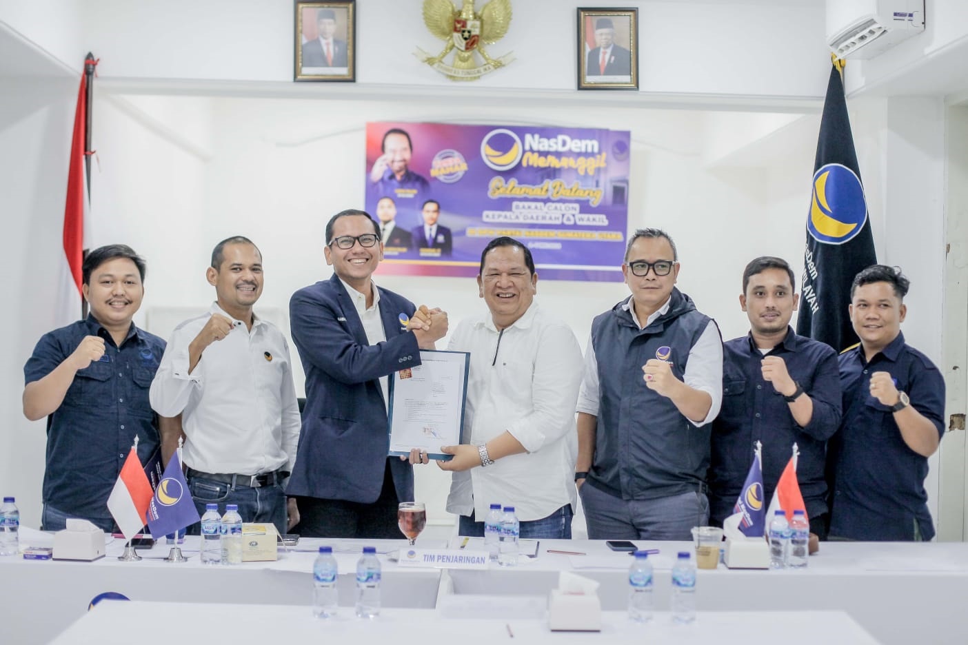 Irsan Efendi Nasution Penuhi Wawancara Partai Nasdem Sumut