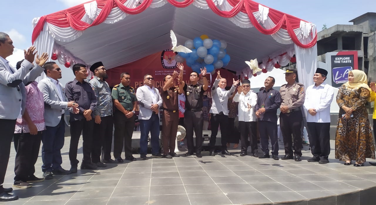 KPU Luncurkan Tahapan Pilkada Kota Padangsidimpuan Tahun 2024