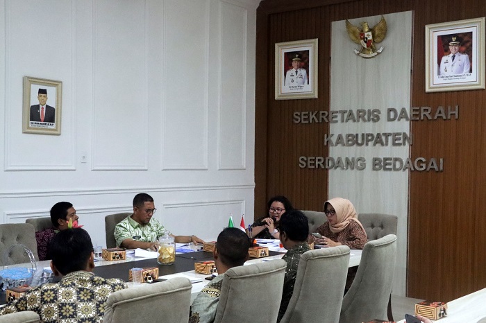 Pemkab Sergai-BPJS Ketenagakerjaan Bahas Peningkatan Universal Coverage Bagi Pekerja Rentan