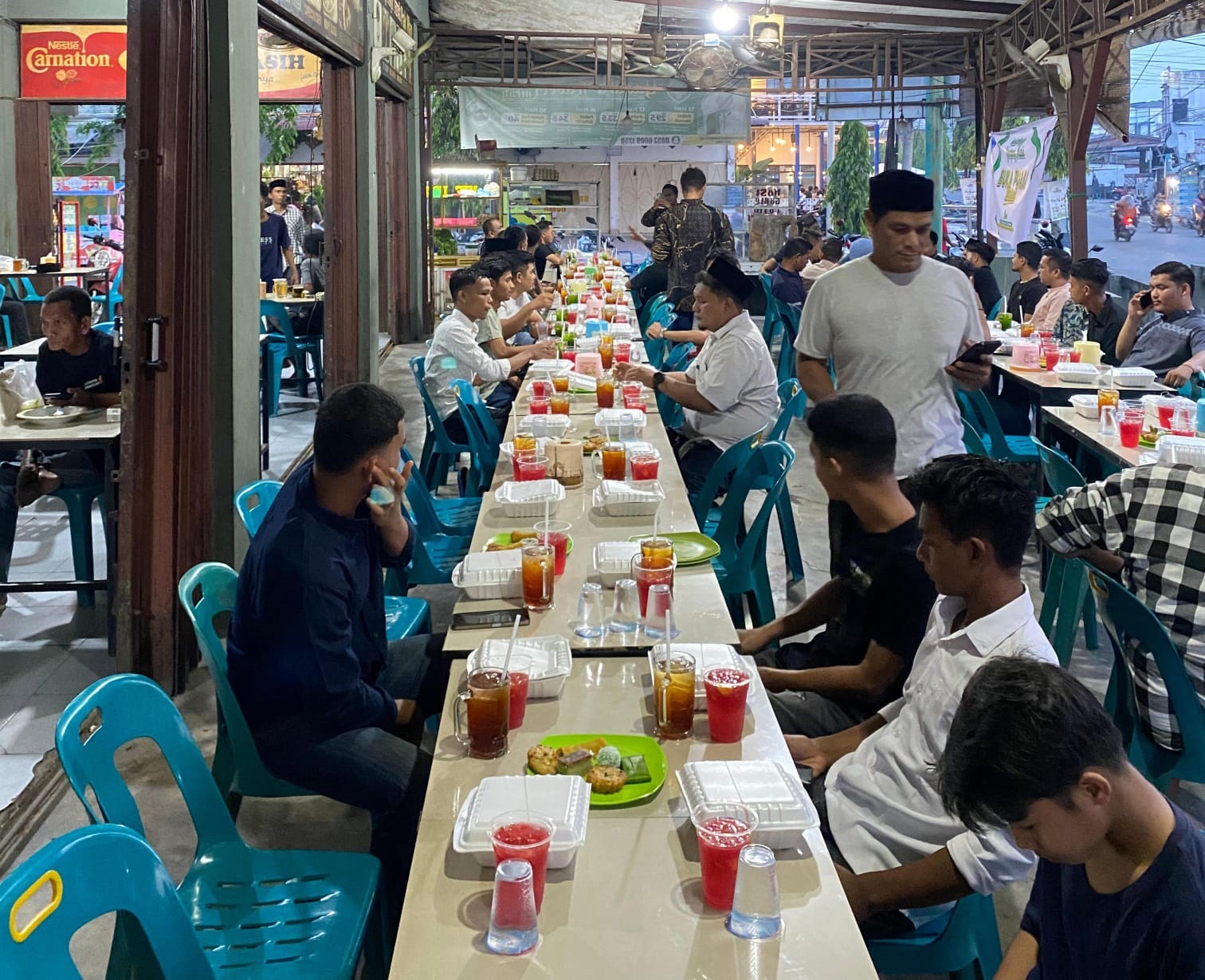 Tanpa Sentuhan Dana Desa, Pemuda Gampong Meutia Gelar Bukber