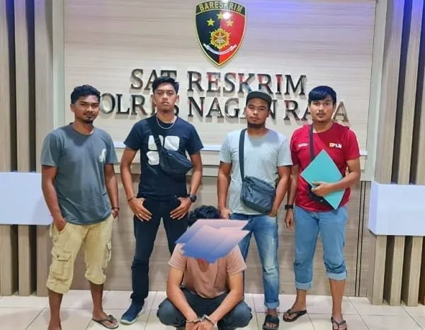 Diduga Mencuri, Seorang Pemuda Diamankan Sat Reskrim Polres Nagan Raya