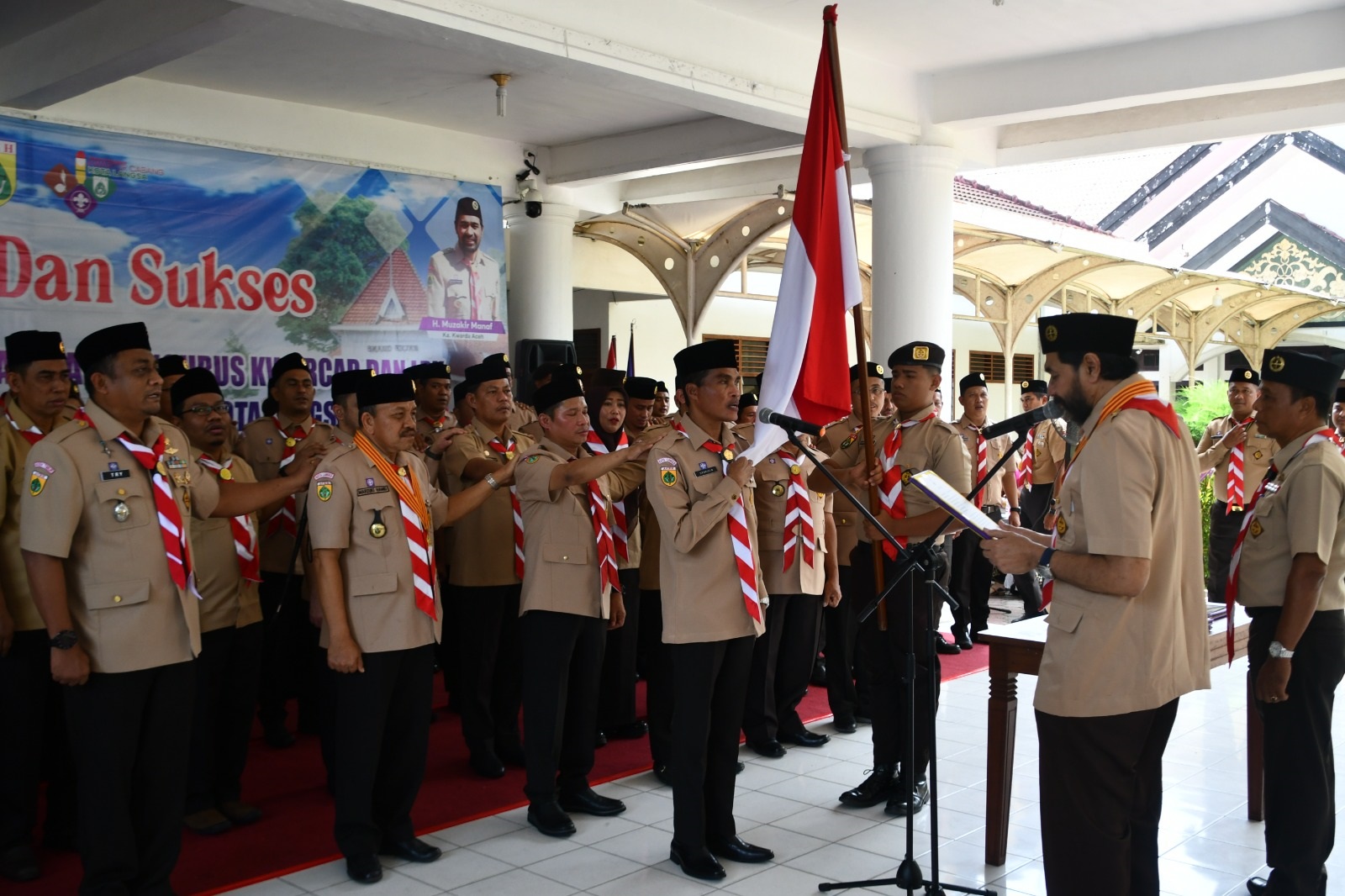 Pengurus Mabicab Dan Kwarcab Pramuka Langsa Dikukuhkan