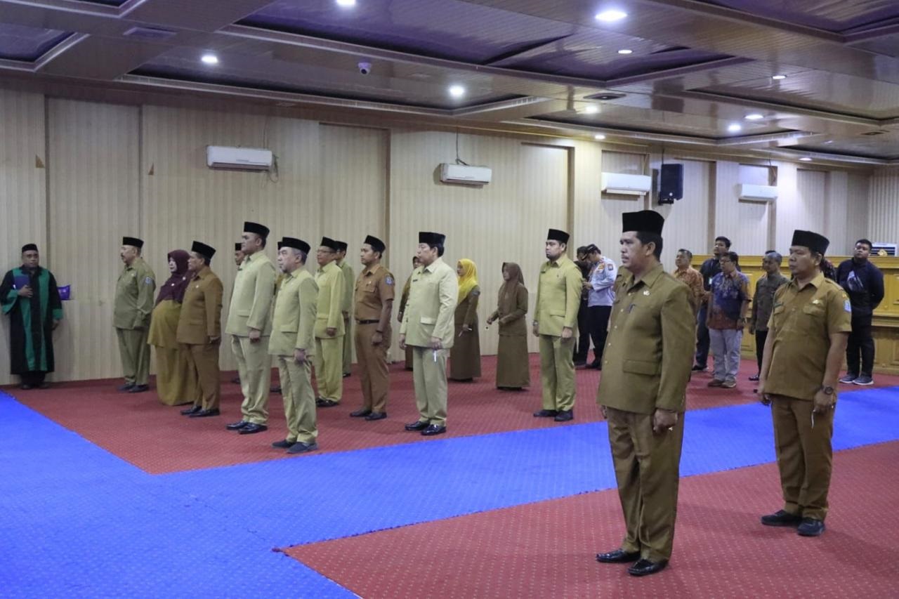 18 Pejabat Administrator Pengawas Di Lingkungan Pemko Binjai Dilantik