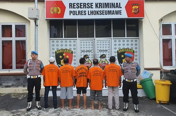 Polres Lhokseumawe Ringkus Agen Judi Togel Dan Online Di Warkop