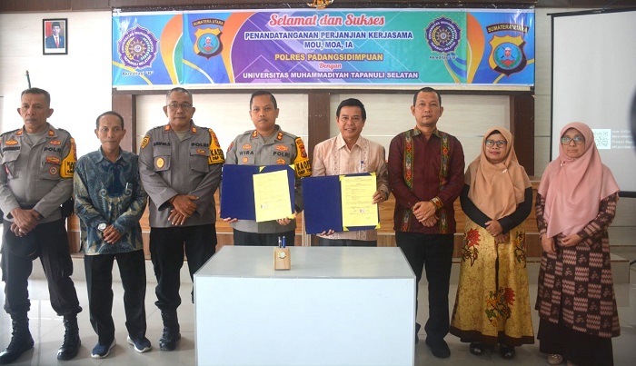 UM Tapsel Dan Polres Padangsidimpuan Jalin Kerja Sama
