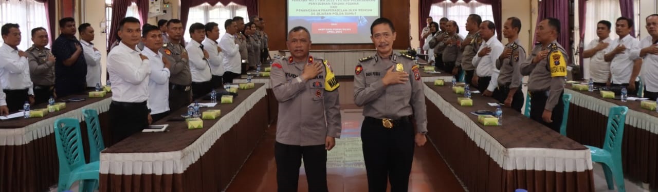 Tim Bidkum Poldasu Penyuluhan Perkaba Di Polres P.Siantar
