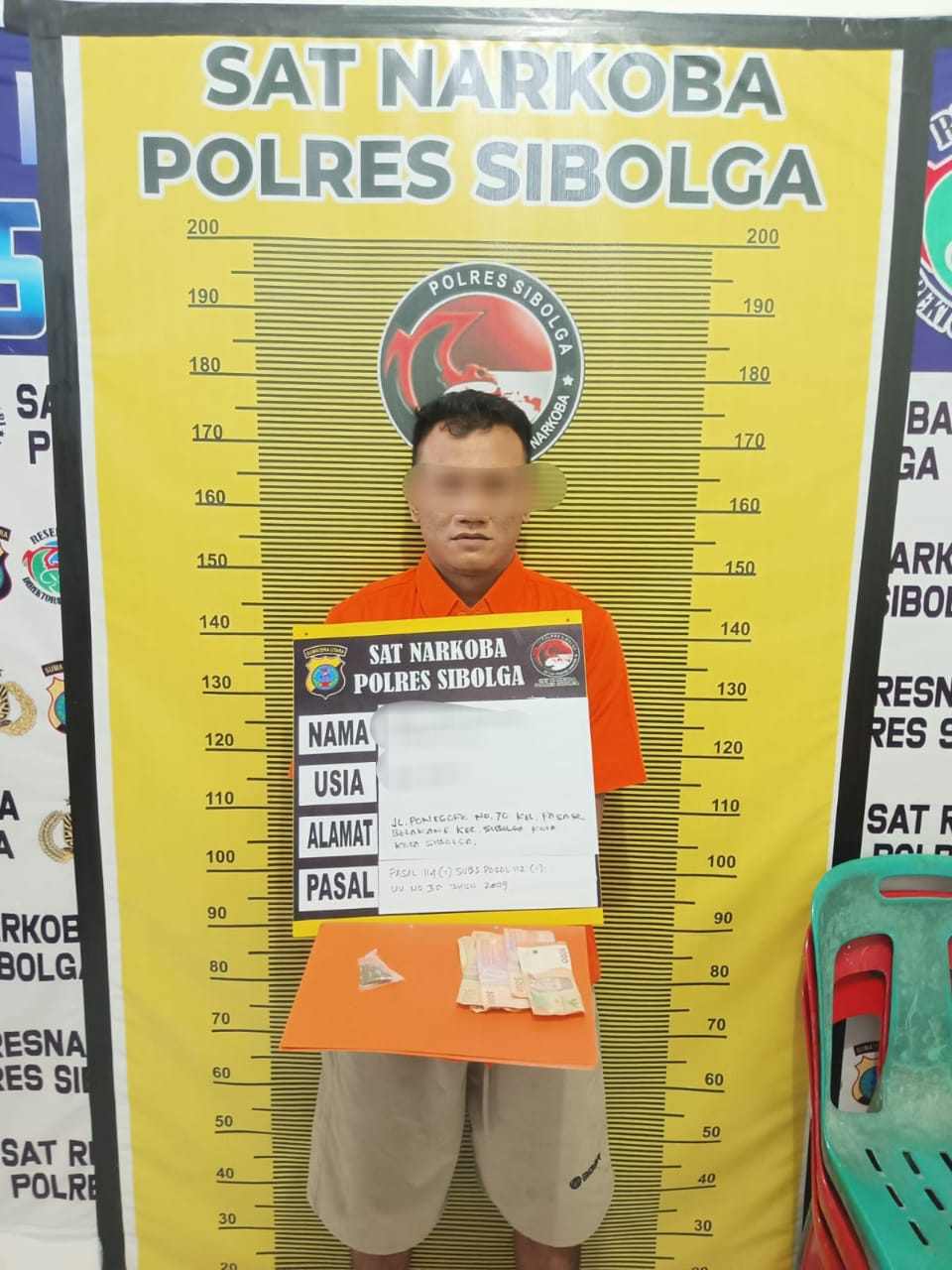 Polres Sibolga Amankan Warga Diduga Miliki Ganja