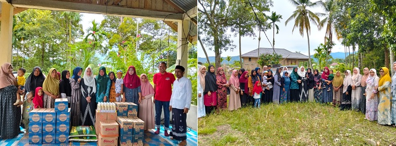 Ny Safaruddin Bantu Korban Angin Kencang Di Abdya