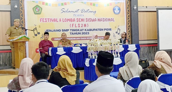 Banyak SMP Di Pidie Kurang Berpartisipasi Di Ajang FLS2N 2023