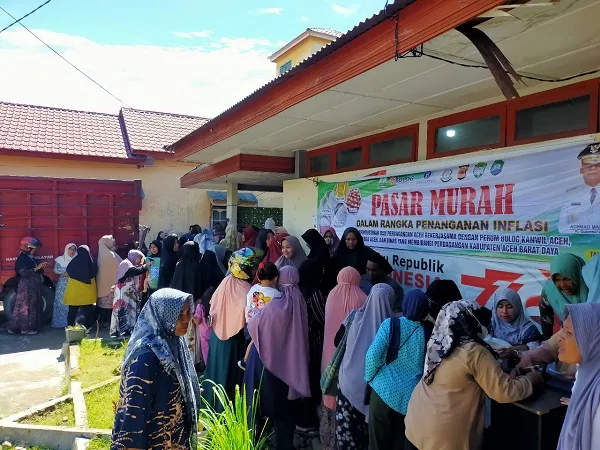 Diskop UKM Perindag Abdya Gelar Pasar Murah