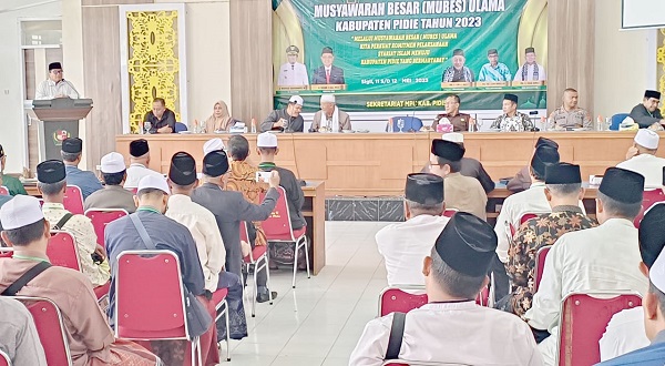 Pj Bupati Pidie Buka Mubes MPU