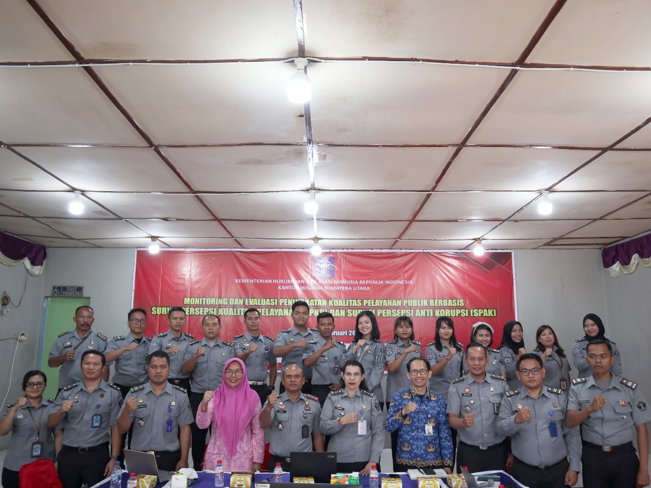 Rutan Tarutung Tuan Rumah Diskusi Peningkatan Kualitas Layanan Berbasis SPKP-SPAK