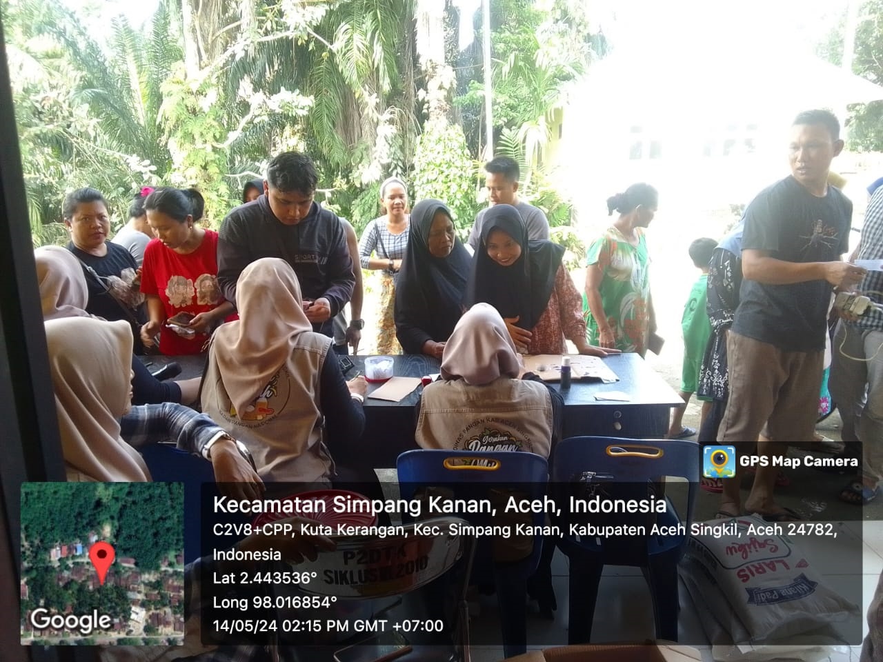 Dinas Pangan Distribusikan 500 Paket GPM Di Simpang Kanan