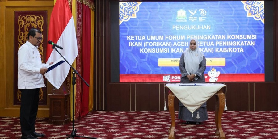 Mellani Subarni Dikukuhkan Sebagai Ketua Umum FORIKAN Aceh