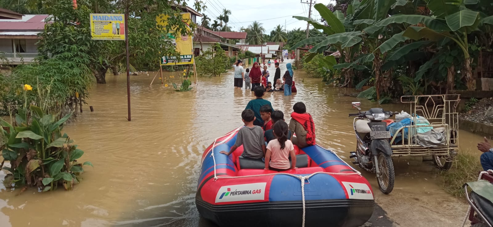 Aceh Tamiang Dikepung Banjir