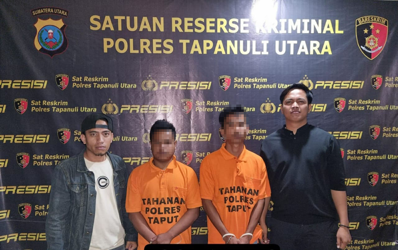 Polres Taput Tangkap 2 Tersangka Pelaku Curanmor