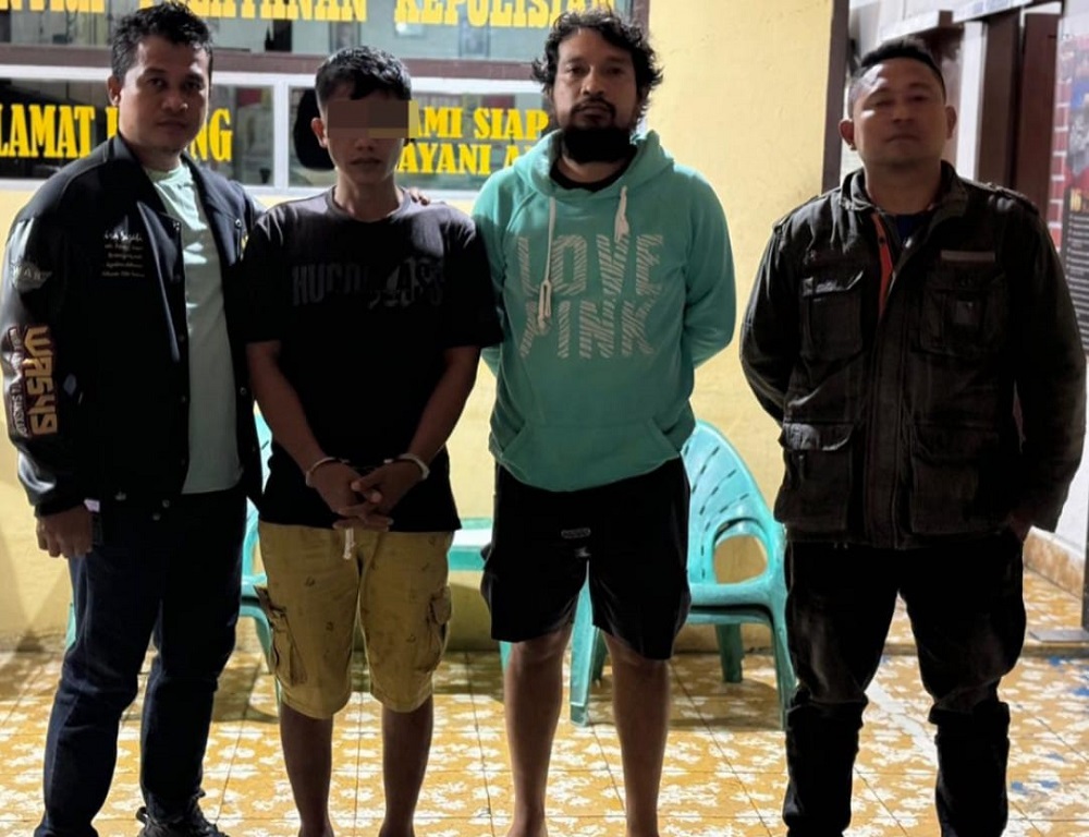 Polisi Ringkus Pencuri Molen Cor Beton Kantor Lurah Simalungun