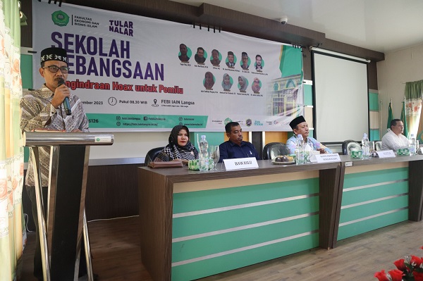 FEBI IAIN Langsa Bekali Mahasiswa Ilmu Penginderaan Hoax