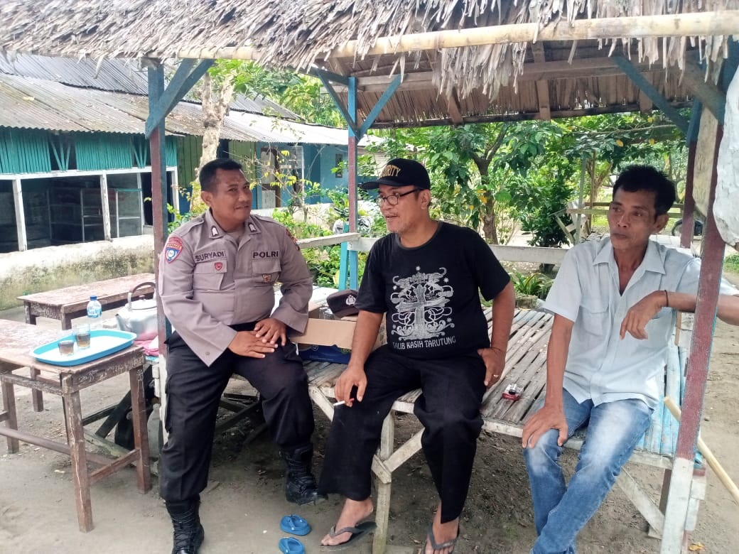 Bhabinkamtibmas Polres Langkat Cooling System Ke Warga