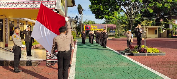 Polres Simalungun Gelar Upacara Harlah Pancasila, Ini Pesan Irup