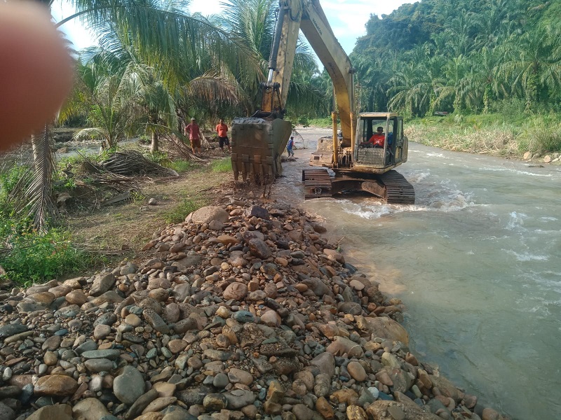 Antisipasi Dampak Banjir Di Palas, 8.380 Meter Sungai Dinormalisasi