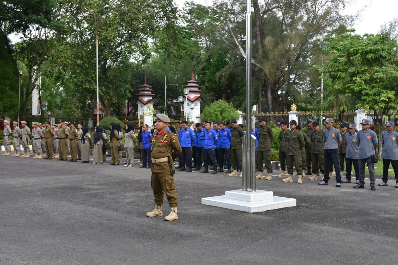 Pemko Langsa Apresiasi Damkar, Satpol PP, WH Dan Satlinmas