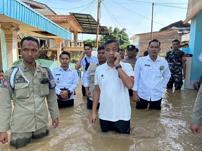 Banjir Tak Kunjung Surut, Pj Wali Kota Kembali Turun Cek Lokasi