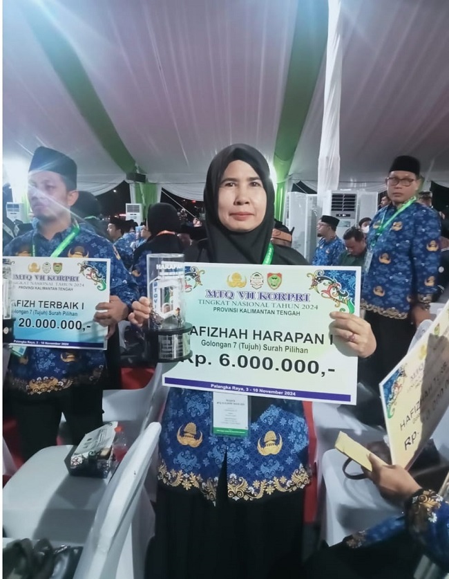 Dahlelawati Harumkan Aceh Tamiang Di MTQ KORPRI Nasional
