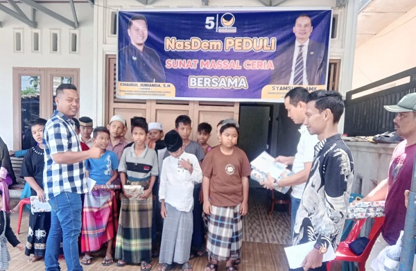 NasDem Langsa Peduli Adakan Sunat Massal Ceria Gratis