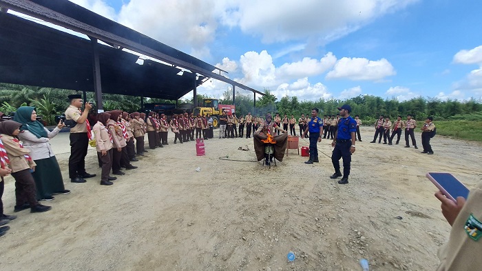 Pramuka Penegak Aceh Tamiang Ikuti Edukasi Mitigasi Kebencanaan Dan Karhutla