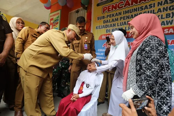 Kejar Target, Pj Walkot Lhokseumawe Imbau Warga Sosialisasi Imunisasi