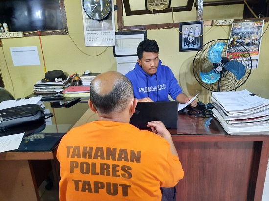 Polres Taput Sikat Pelaku Judi Togel