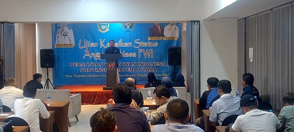 PWI Sumut Gelar Ujian Kenaikan Status Anggota Biasa