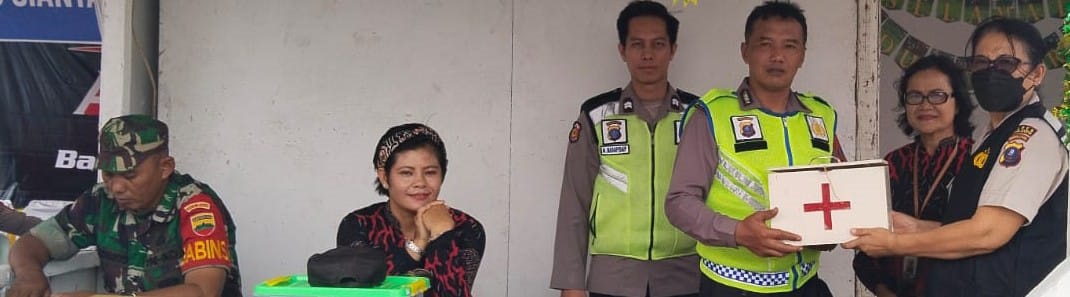 Subsatgas Dokkes Polres P.Siantar Cek Kesehatan Di Posyan Dan Pospam